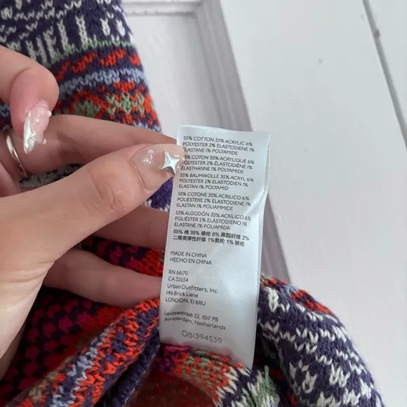 NWT Urban Outfitters Lenni Sweater Mini Skirt Medium
