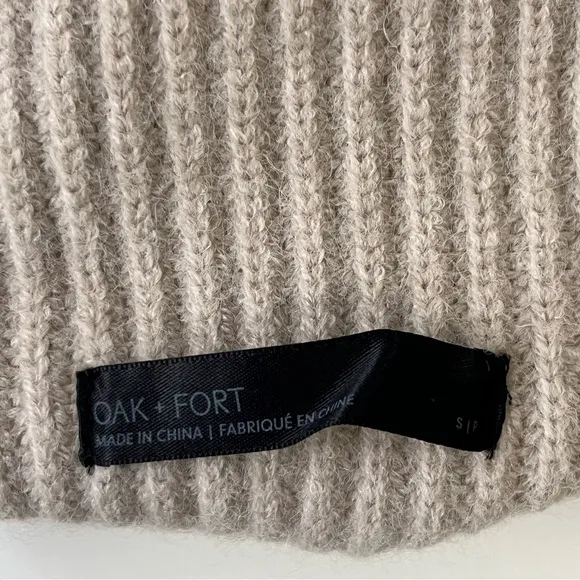 OAK FORT CHUNKY TURTLENECK RIBBED SWEATER