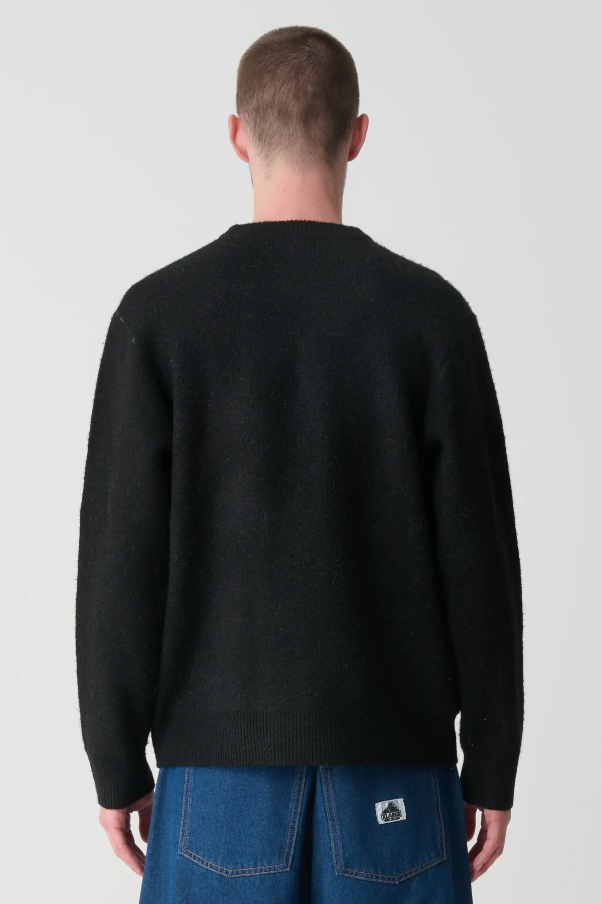 OLD ENGLISH KNIT SWEATER - Black