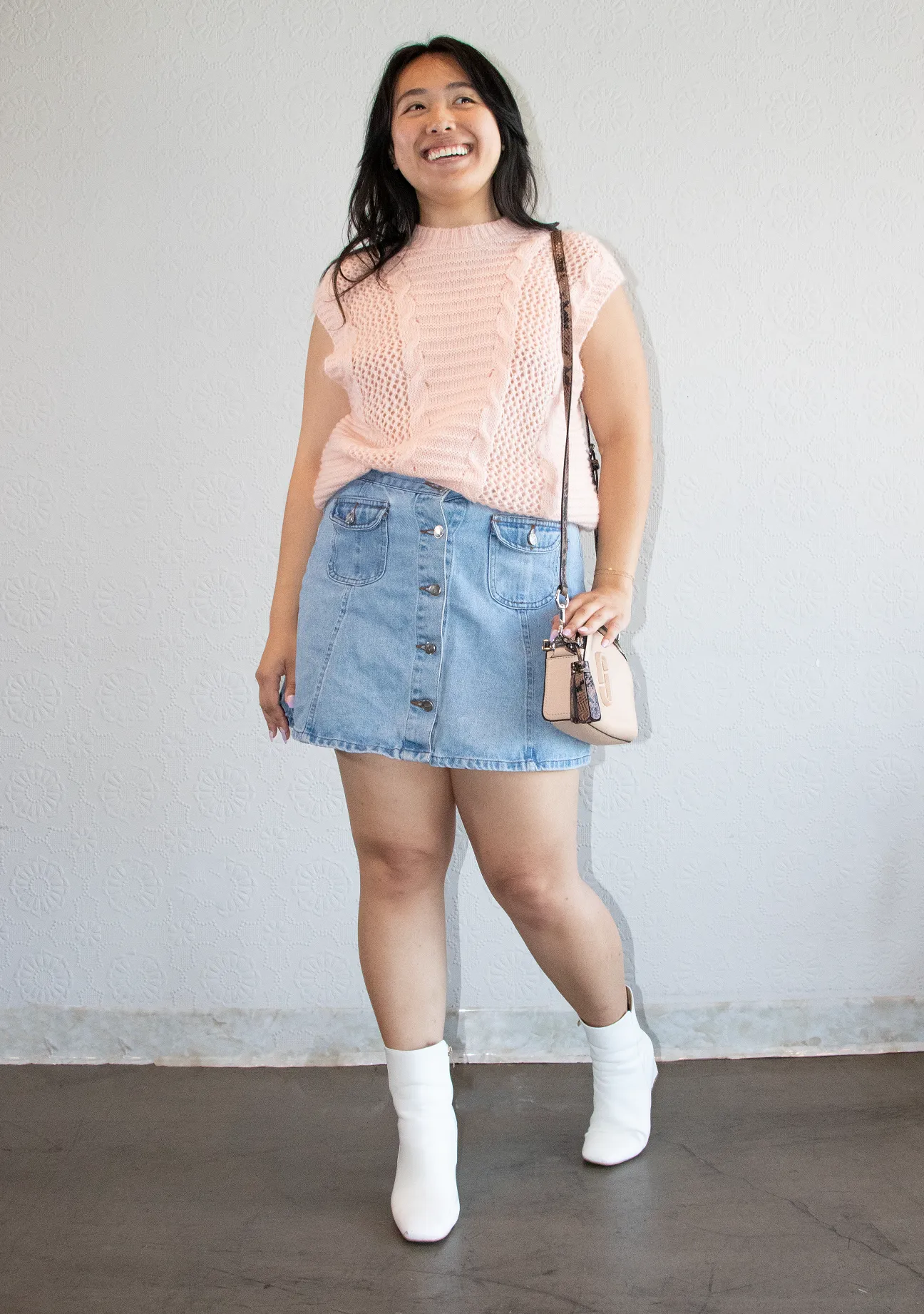 Opening Ceremony - Pink Knit Sweater - S