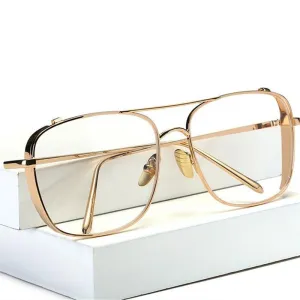 Optical Alloy Glasses Frame Women Men Oversized Transparent Eyeglasses Frames - Unique and Classy