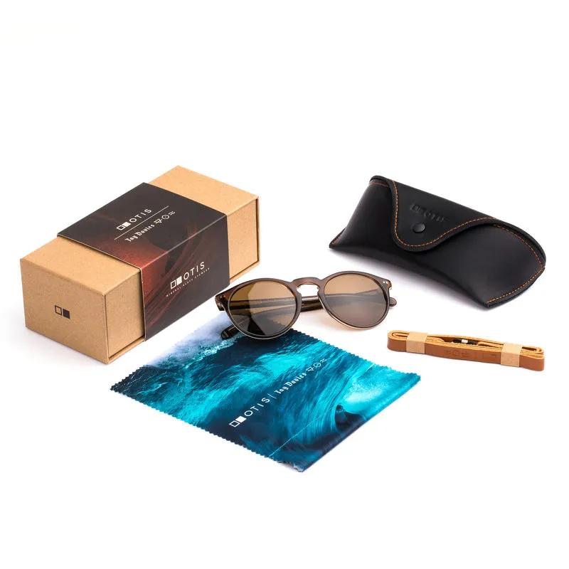 OTIS OMAR X SUNGLASSES - ECO GARNET/BROWN POLAR