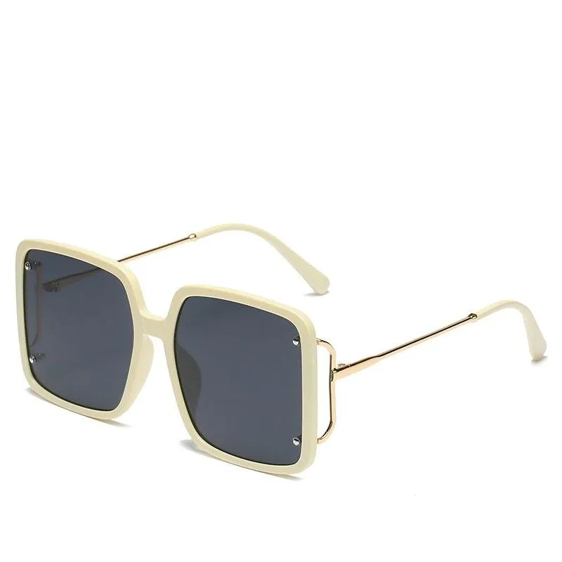 Oversized Square Sunglasses 2021 New Vintage Women Men Big Sun Glasses UV400