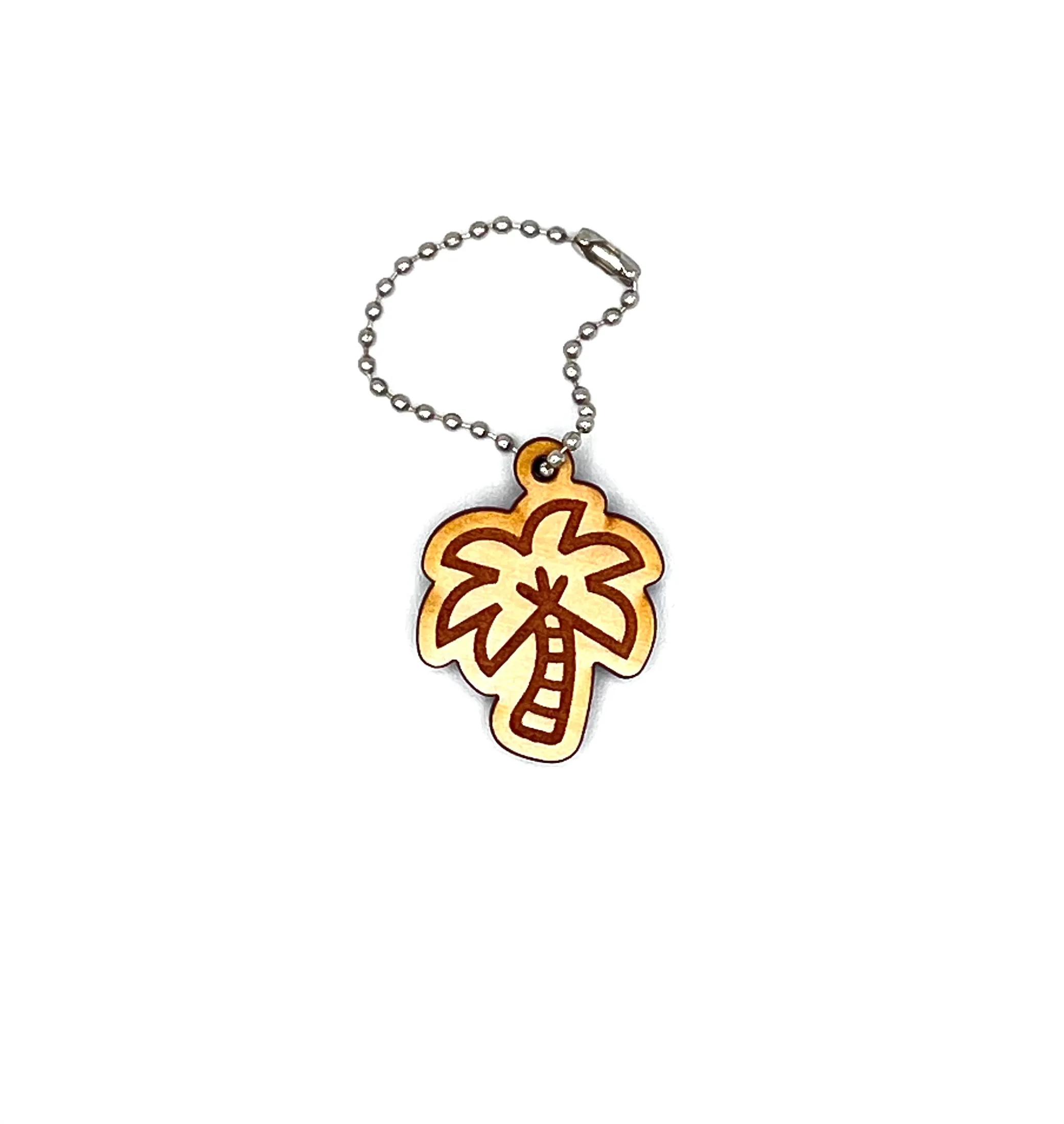 Palm Tree Emoji Keychain