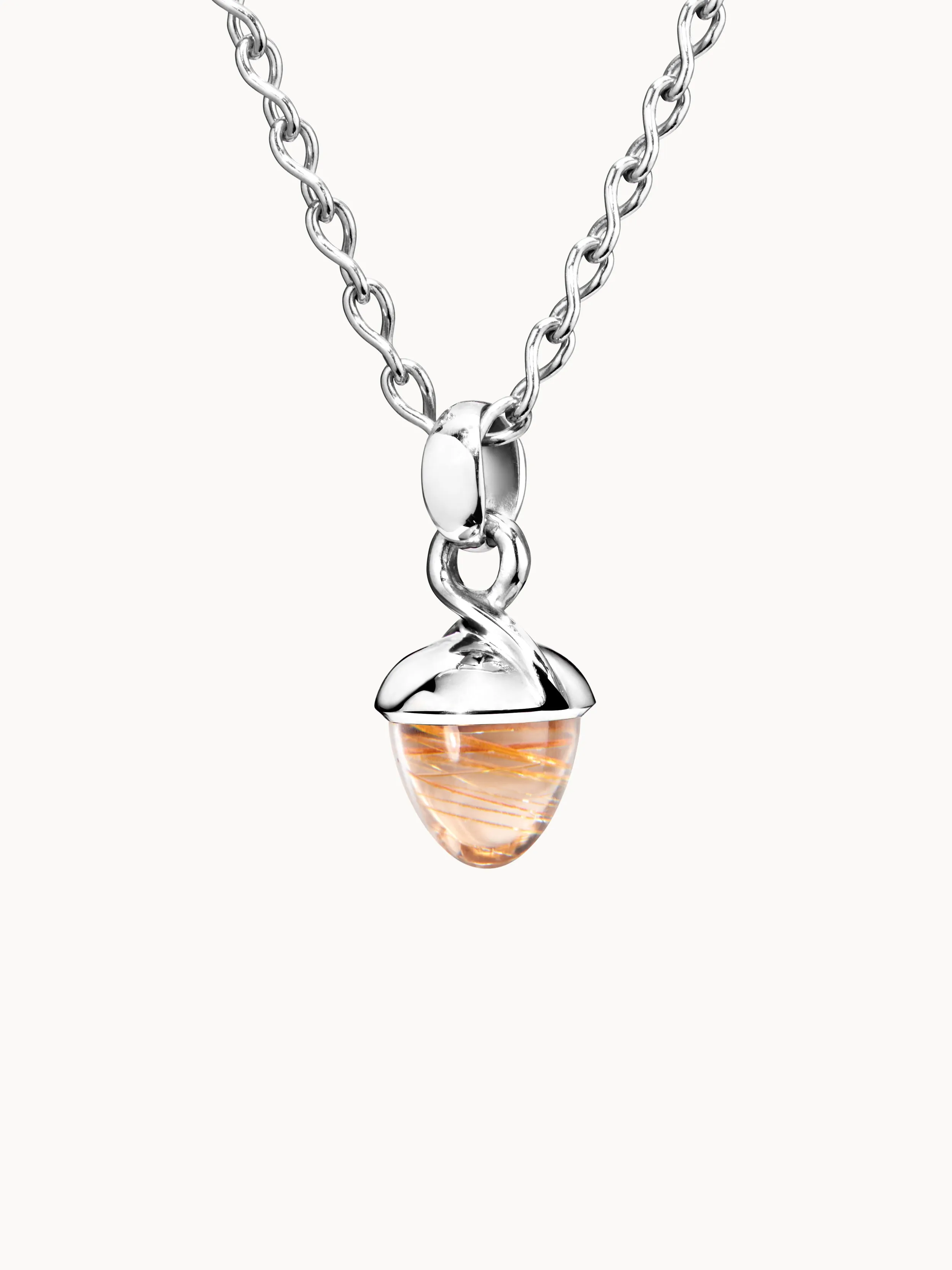 Pendant MIKADO Bouquet rutilated Quartz red Rutilated Quartz
