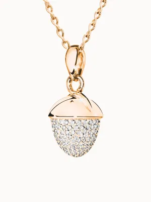Pendant MIKADO Bouquet XL Diamond Pavé 18K rose gold with Diamond Pavé