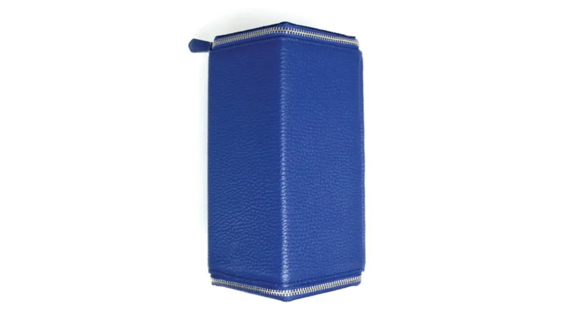 PENTAGON PRISM STORAGE BOX-Blue / Yellow