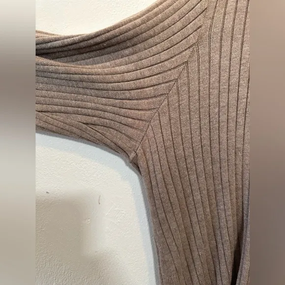 Peruvian Connection Ribbed Extreme Turtleneck Sweater