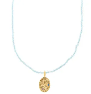Phaistos Sealstone Turquoise Necklace