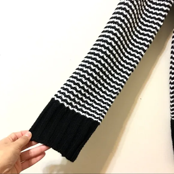 Philosophy Sweater - Black and White Striped - XL