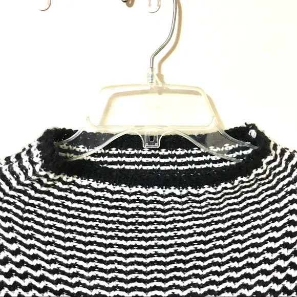 Philosophy Sweater - Black and White Striped - XL
