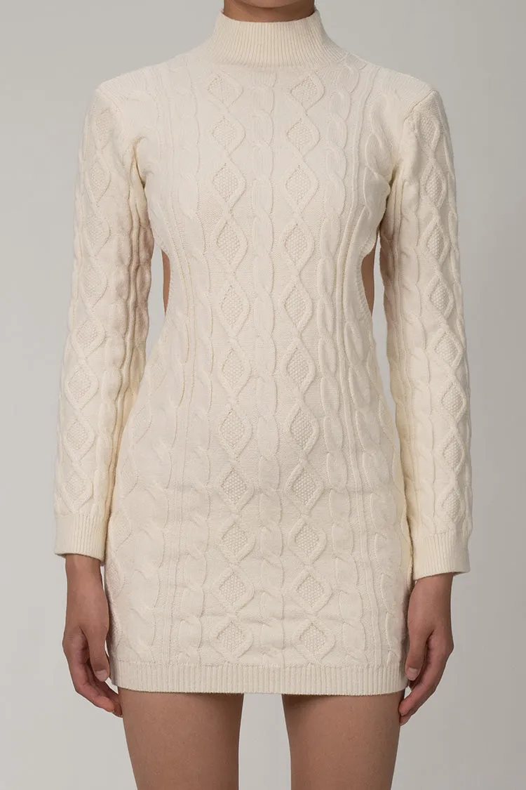 Phoebe® | Retro knit sweater dress