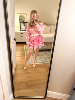 Pink Bow Sweater