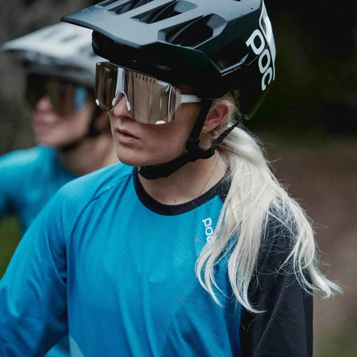 POC Devour Sunglasses - Hydrogen White (Brown/Silver Mirror Lens)