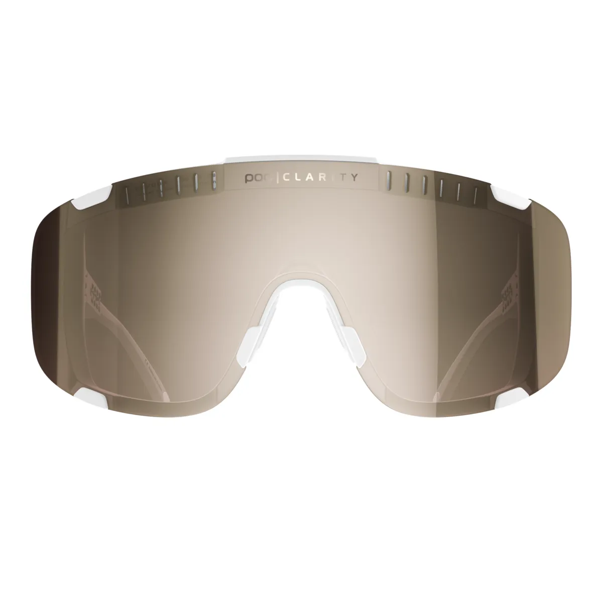 POC Devour Sunglasses - Hydrogen White (Brown/Silver Mirror Lens)