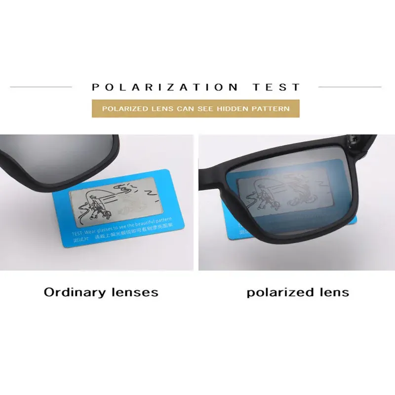 Polarized Sports Sunglasses for Men - Driving, Fishing, UV400 Protection