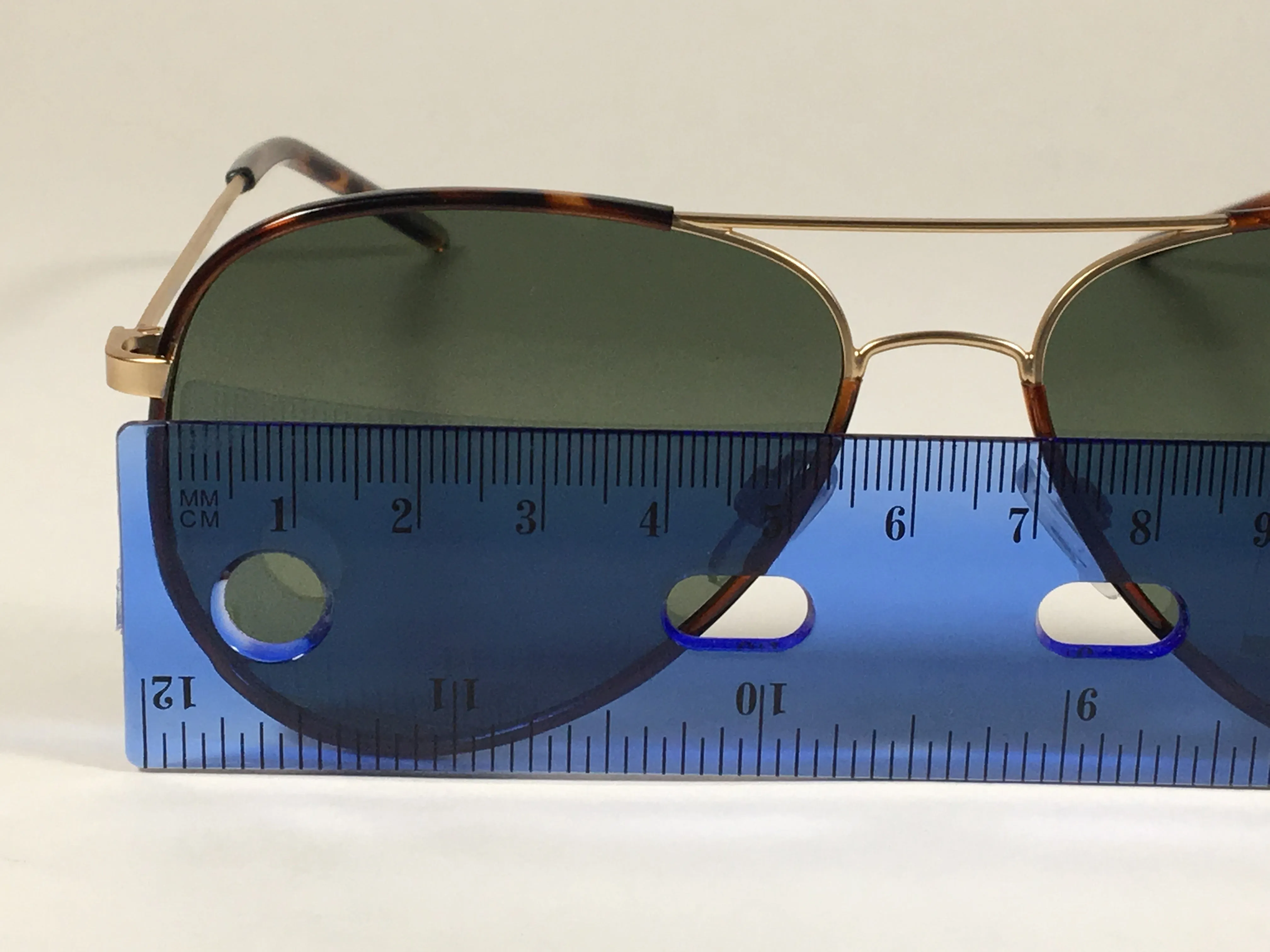 Polaroid Polarized Aviator Pilot Sunglasses Matte Gold Brown Tortoise Green Lens PLD1020S AOZRC