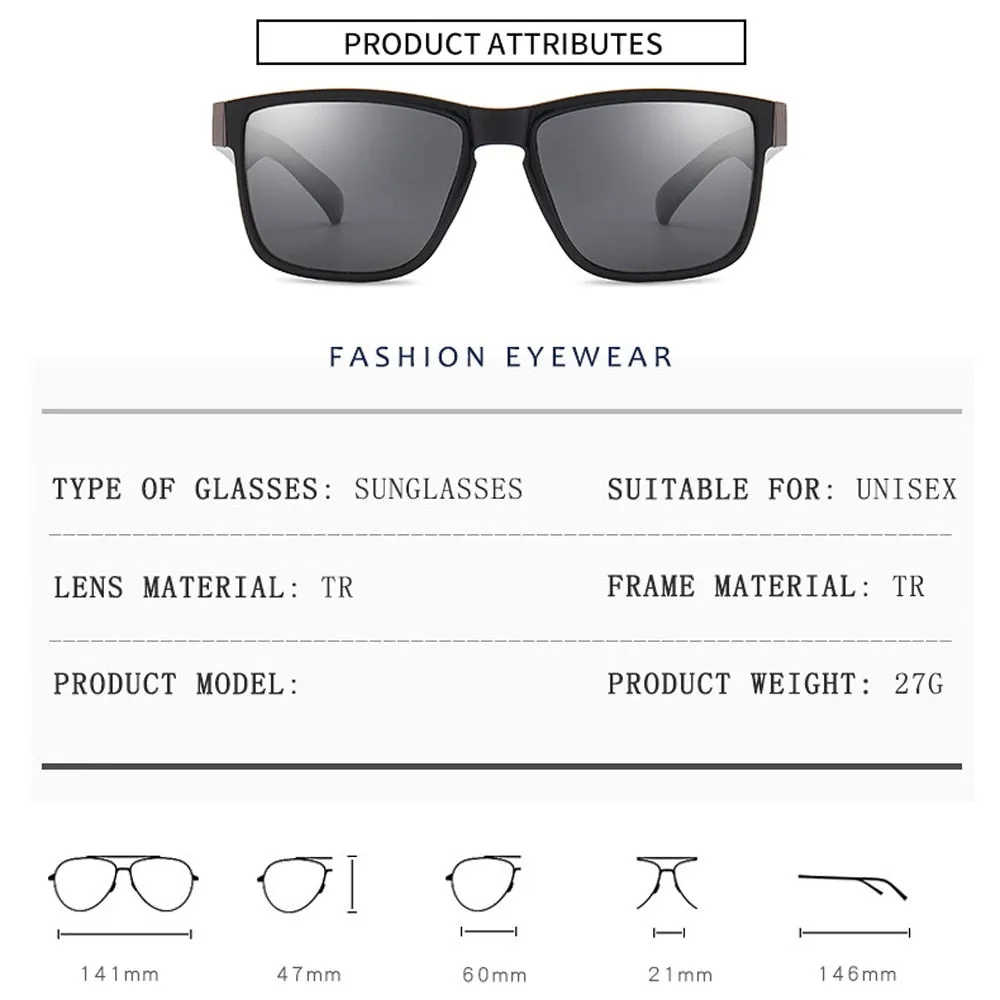 Polaroid Sunglasses Unisex Square Vintage Sun Glasses Famous Brand Sunglases Polarized Sunglasses Oculos Feminino