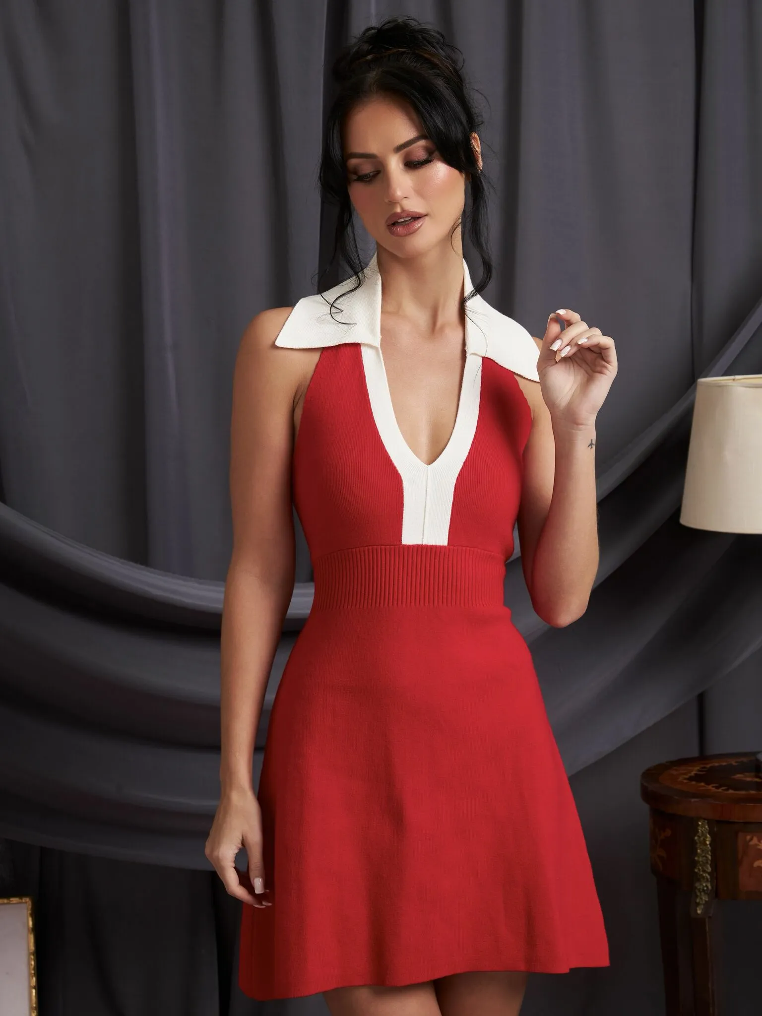 Polo Knit Dress