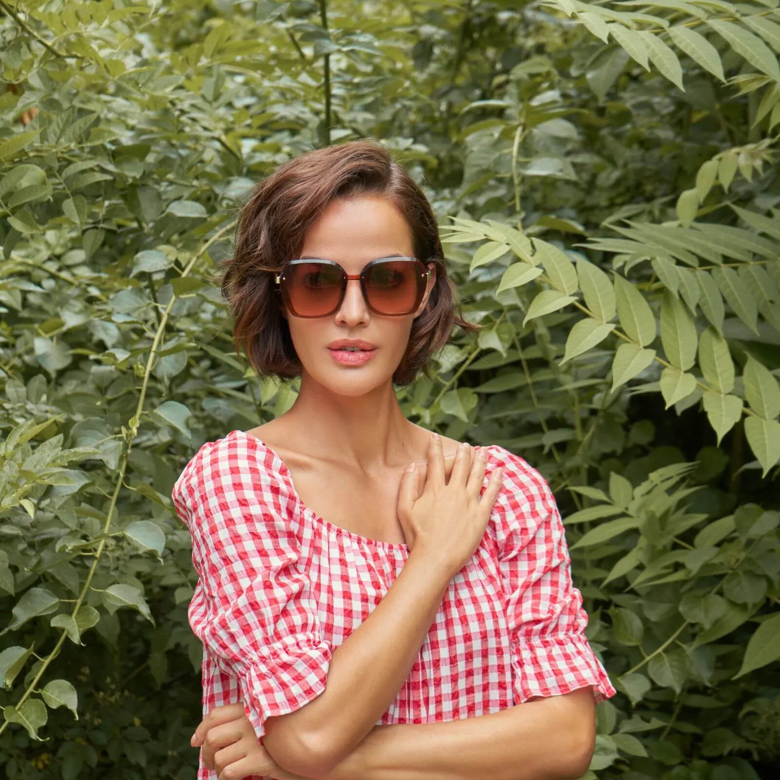 Powder Leilani Sunglasses - Ruby