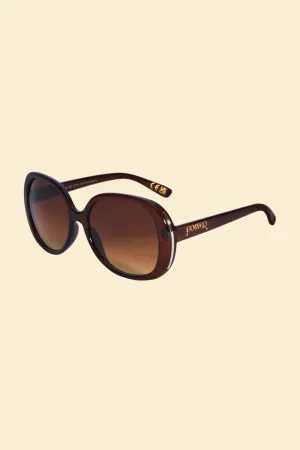 Powder Limited Edition Evelyn Sunglasses Mahogany