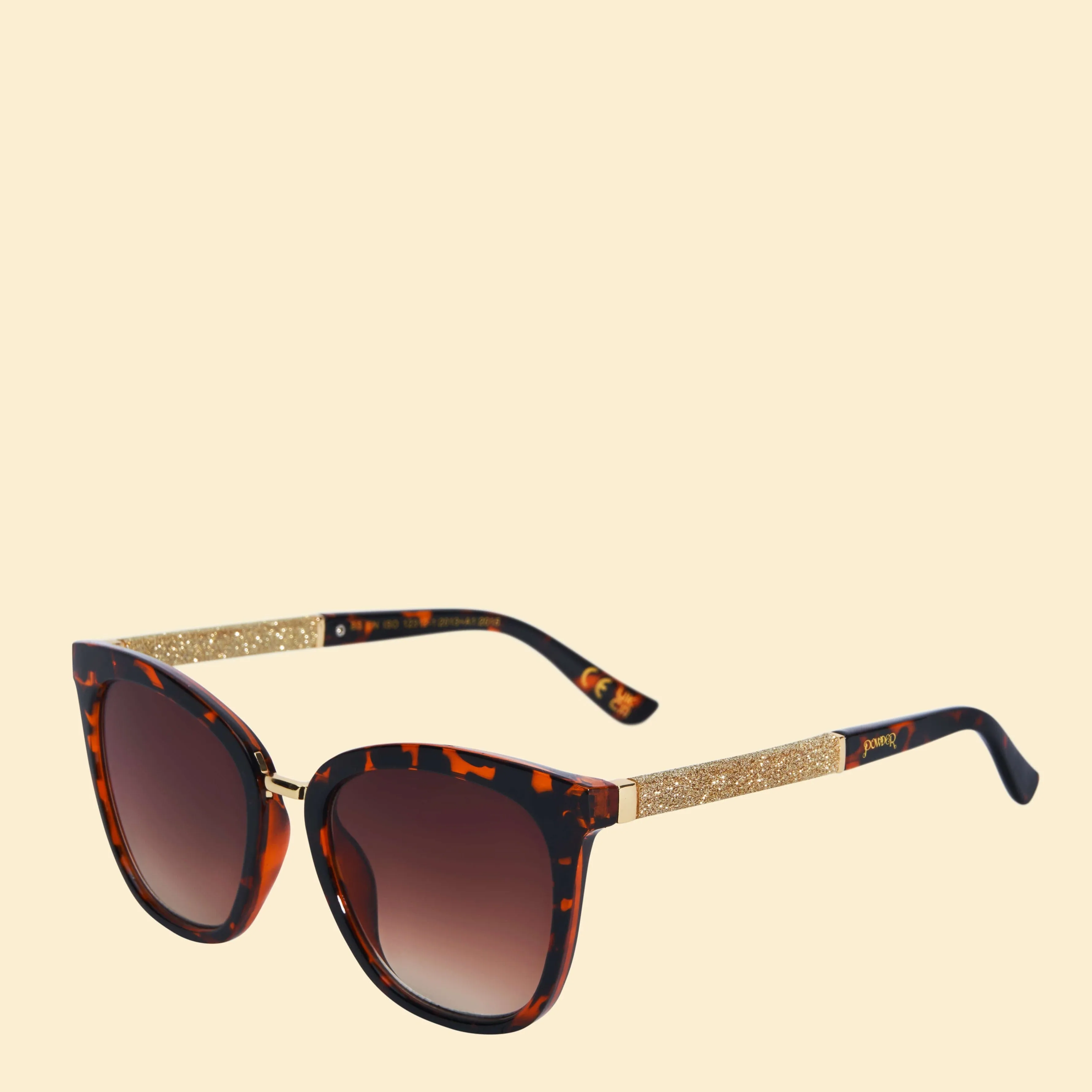Powder Natalia Sunglasses - Tortoiseshell/Glitter