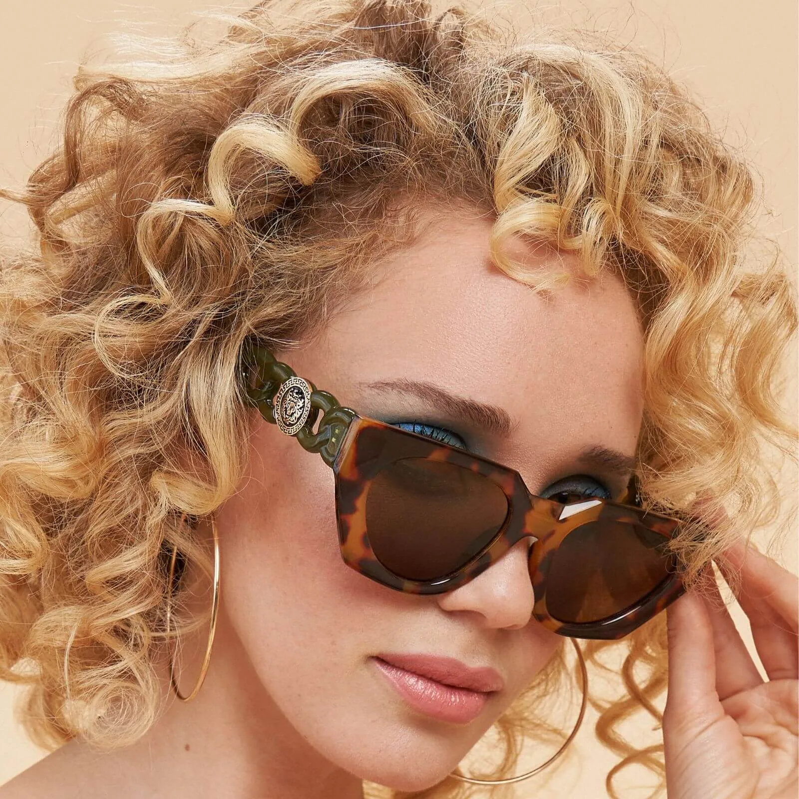 Powder Zelia Sunglassses - Tortoiseshell/Olive