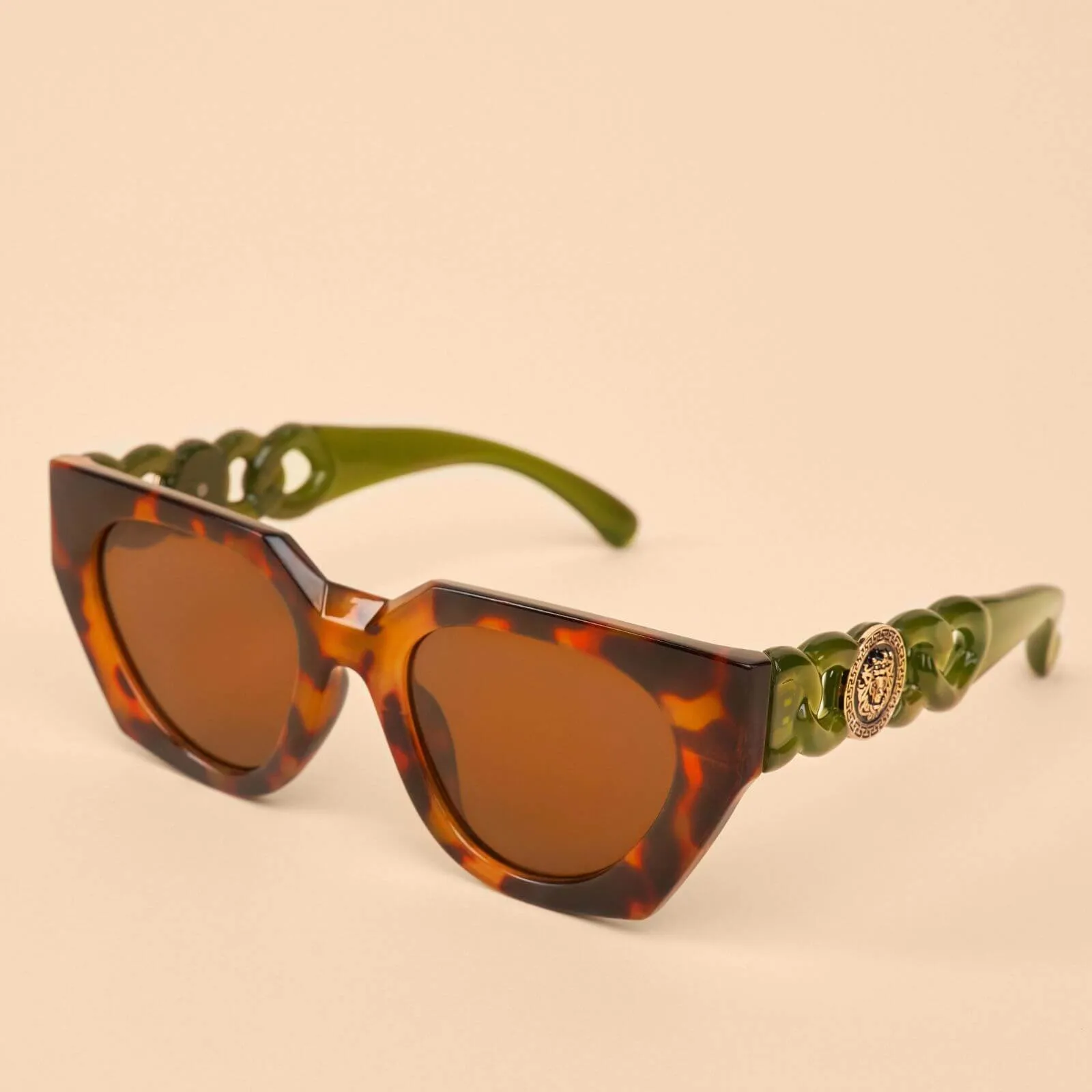 Powder Zelia Sunglassses - Tortoiseshell/Olive