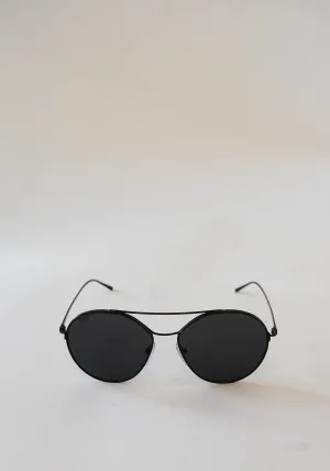 Prada Black Round Sunglasses