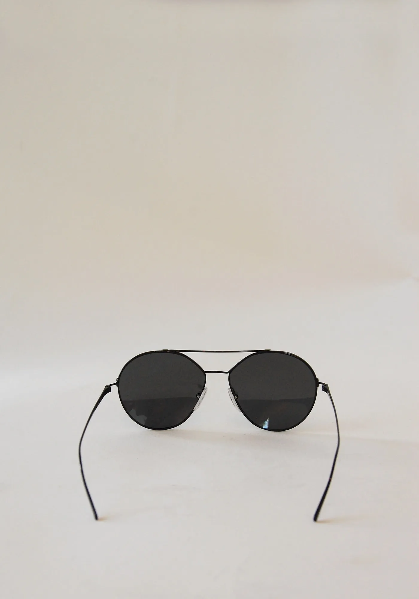 Prada Black Round Sunglasses