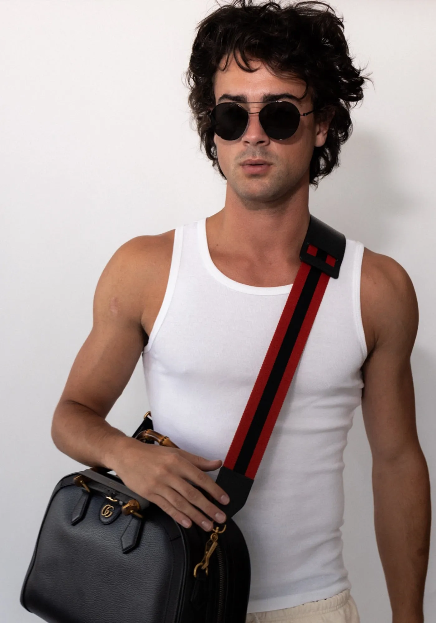 Prada Black Round Sunglasses