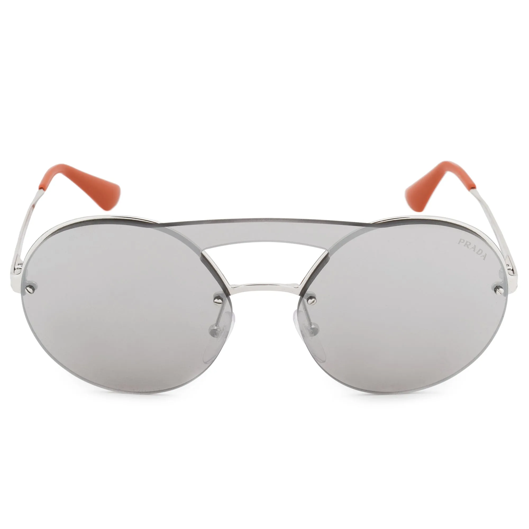 Prada Single Lens Round Sunglasses PR65TS 1BC2B0 36