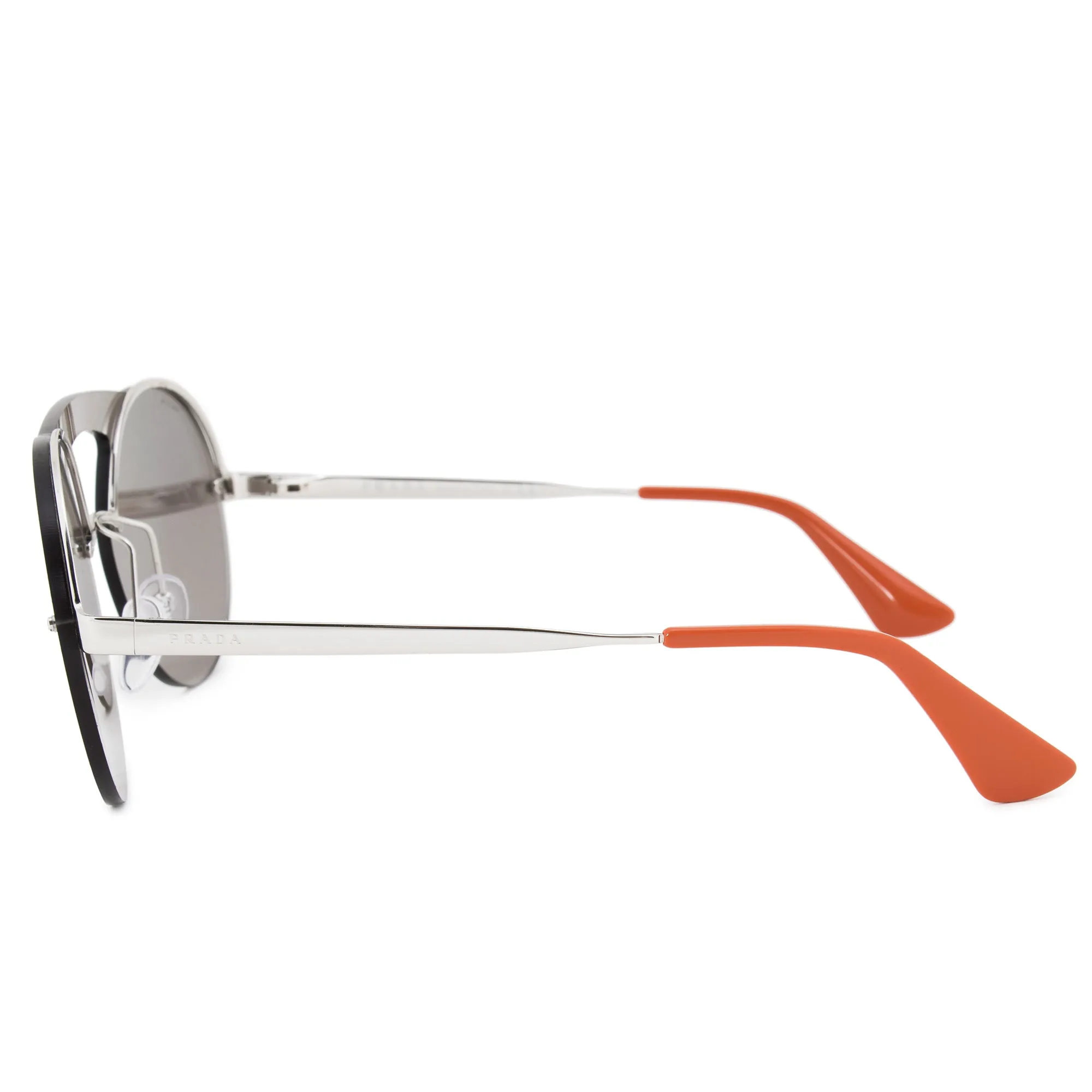 Prada Single Lens Round Sunglasses PR65TS 1BC2B0 36