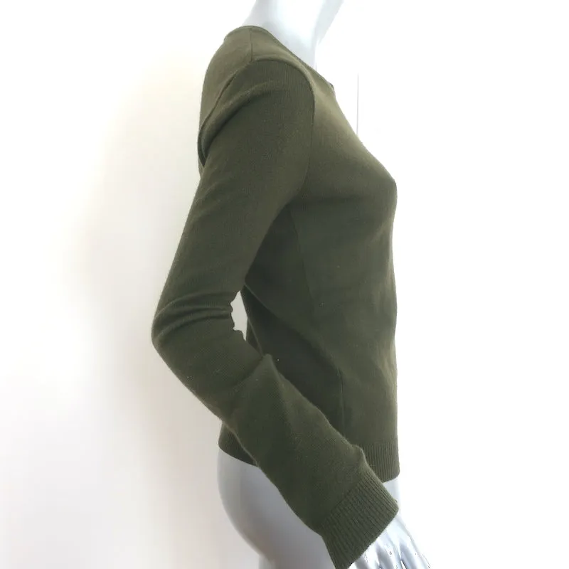 Ralph Lauren Collection Cashmere Crewneck Sweater Forest Green Size Medium