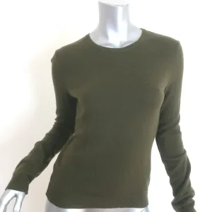 Ralph Lauren Collection Cashmere Crewneck Sweater Forest Green Size Medium