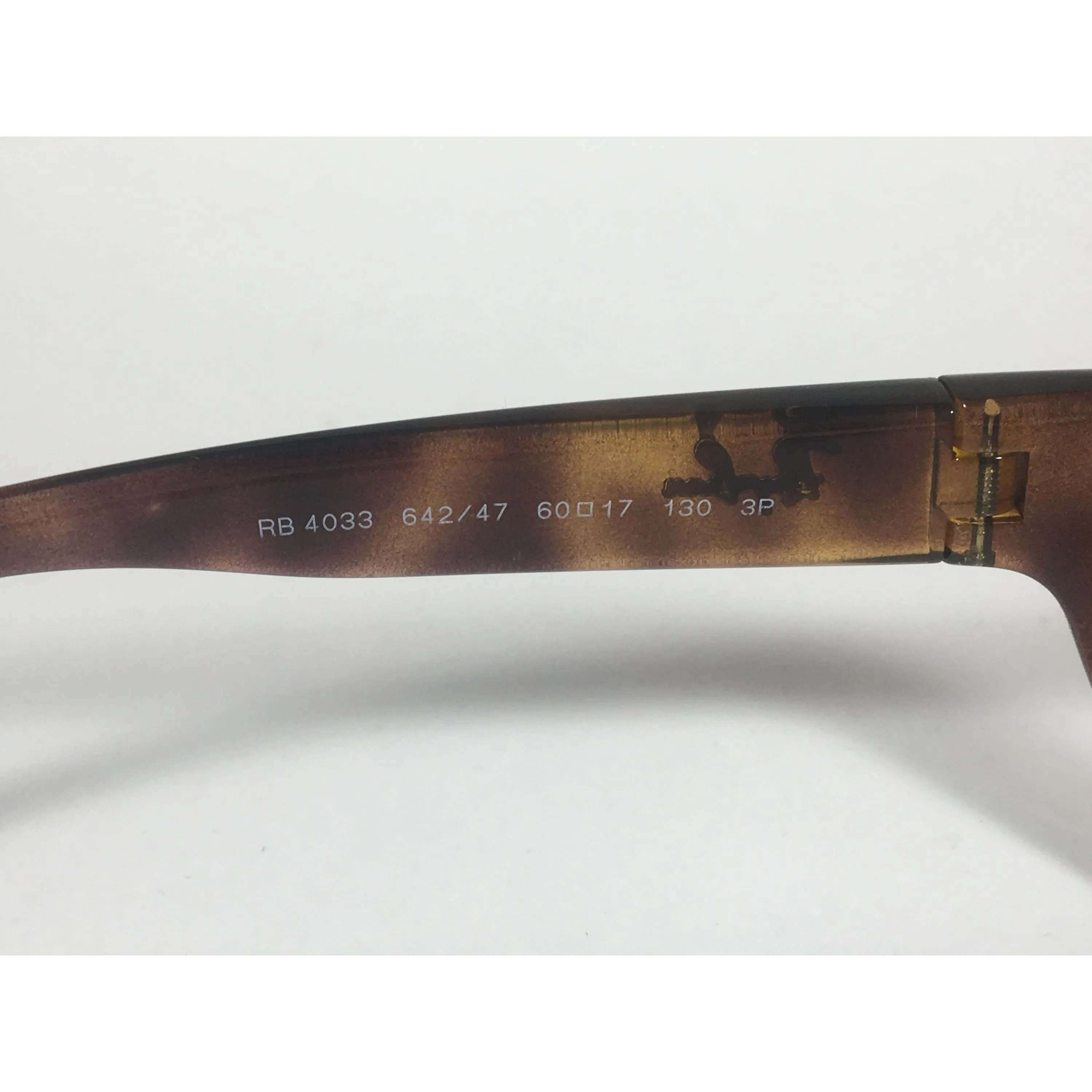 Ray-Ban Predator Polarized Sunglasses RB4033 642/47 Wrap Havana Brown Lens