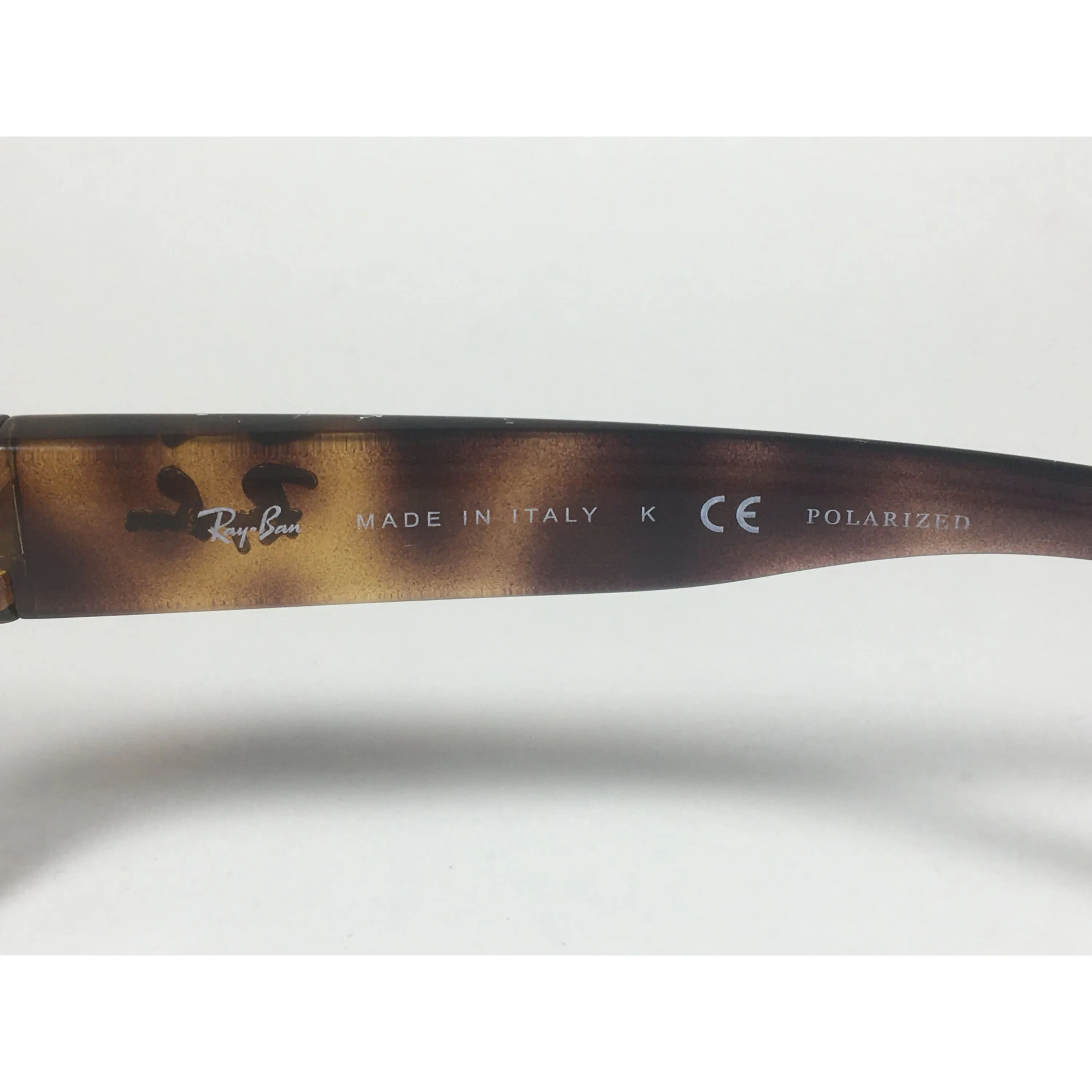 Ray-Ban Predator Polarized Sunglasses RB4033 642/47 Wrap Havana Brown Lens