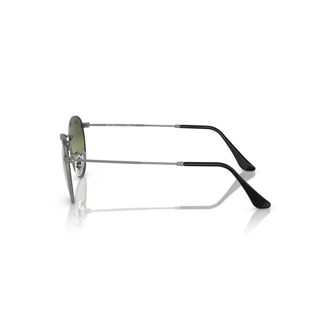 Ray Ban Round Metal Gunmetal, Polar Clear Gradient Dark Brown