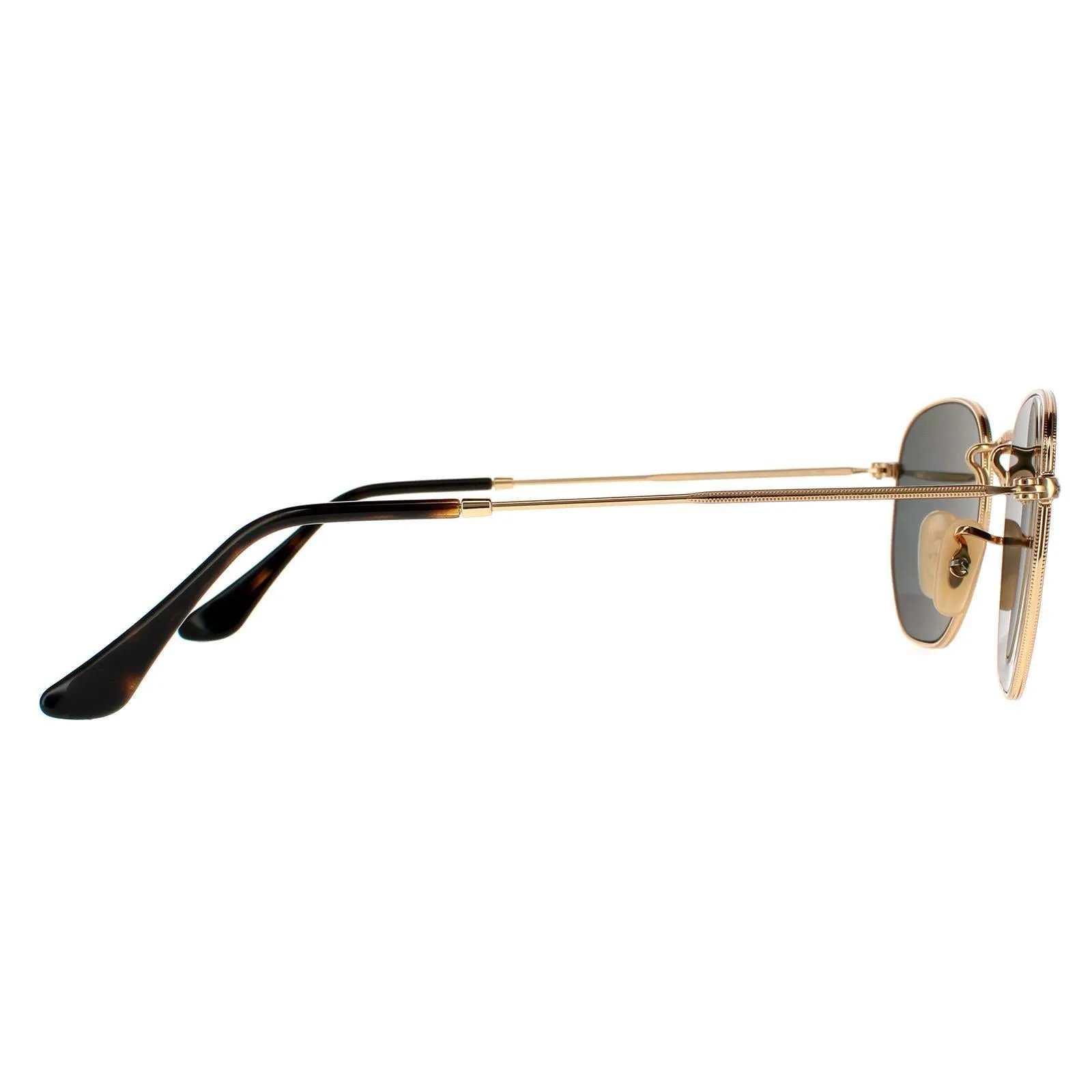 Ray-Ban Sunglasses Hexagonal RB3548N 001/58 Gold G-15 Green Polarized