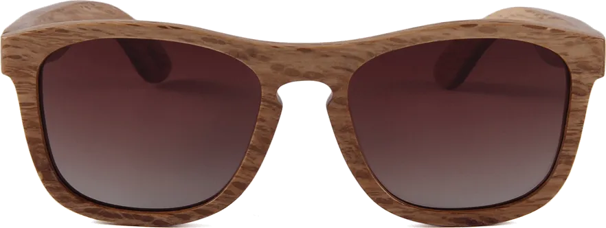 Real Zebra All Wood Jacks Sunglasses by WUDN