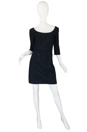 Recent Miu Miu Dress with Green Rhinestones