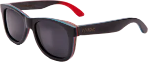 Recycled Skatedeck Ollie Black Sunglasses by WUDN