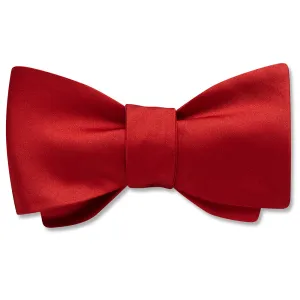 Red Charmeuse - Dog Bow Ties