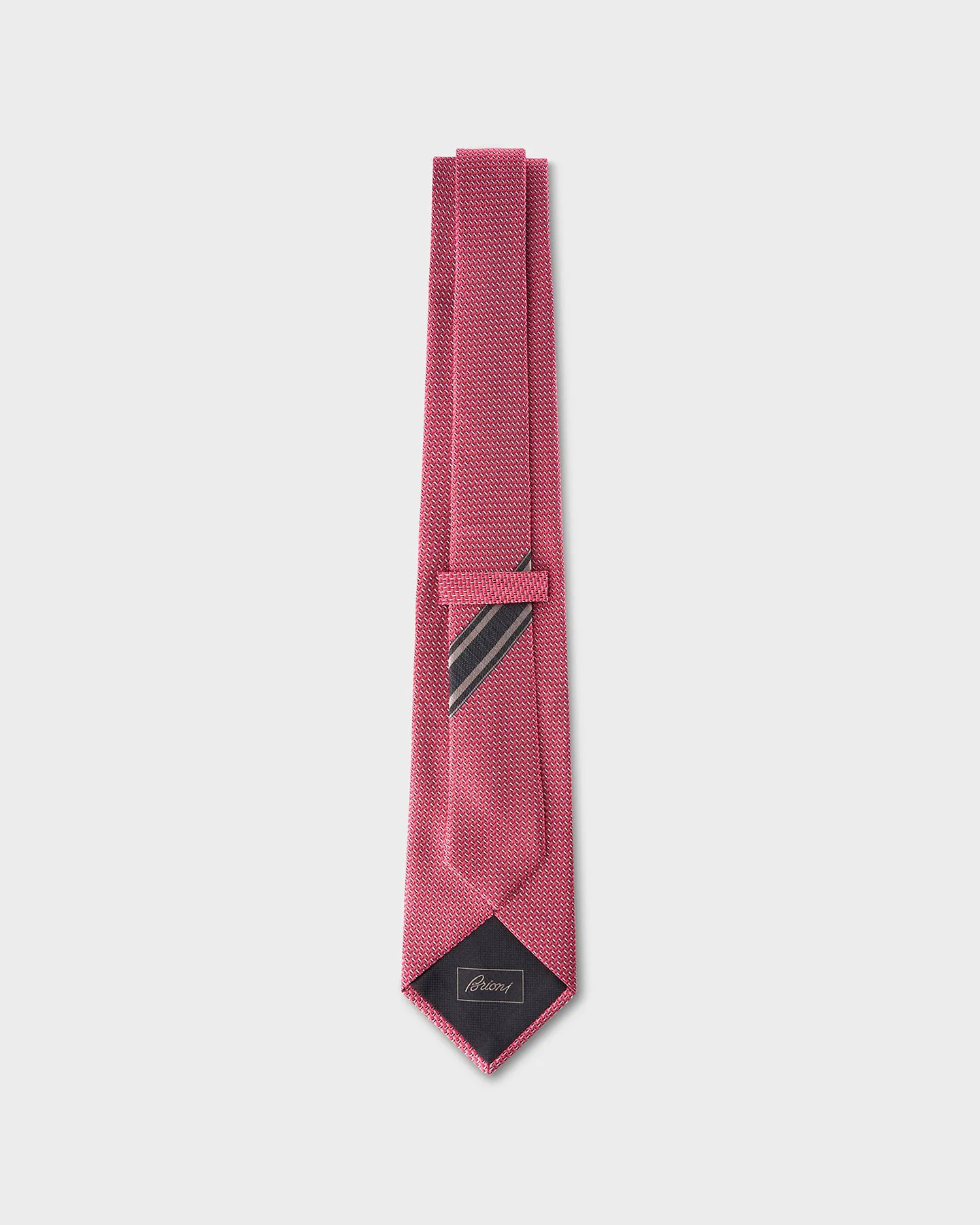 Red Micro Geo Pattern Tie