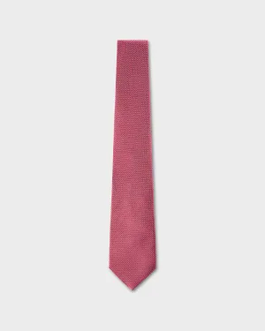 Red Micro Geo Pattern Tie