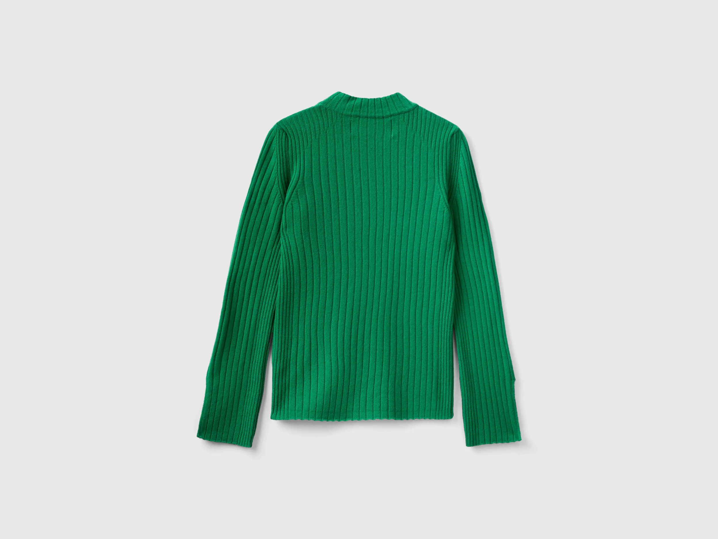 Regular Fit High Neck Solid Sweater