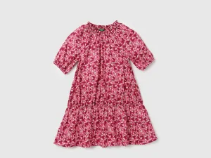 Regular Fit Round Neck Printed Dresses