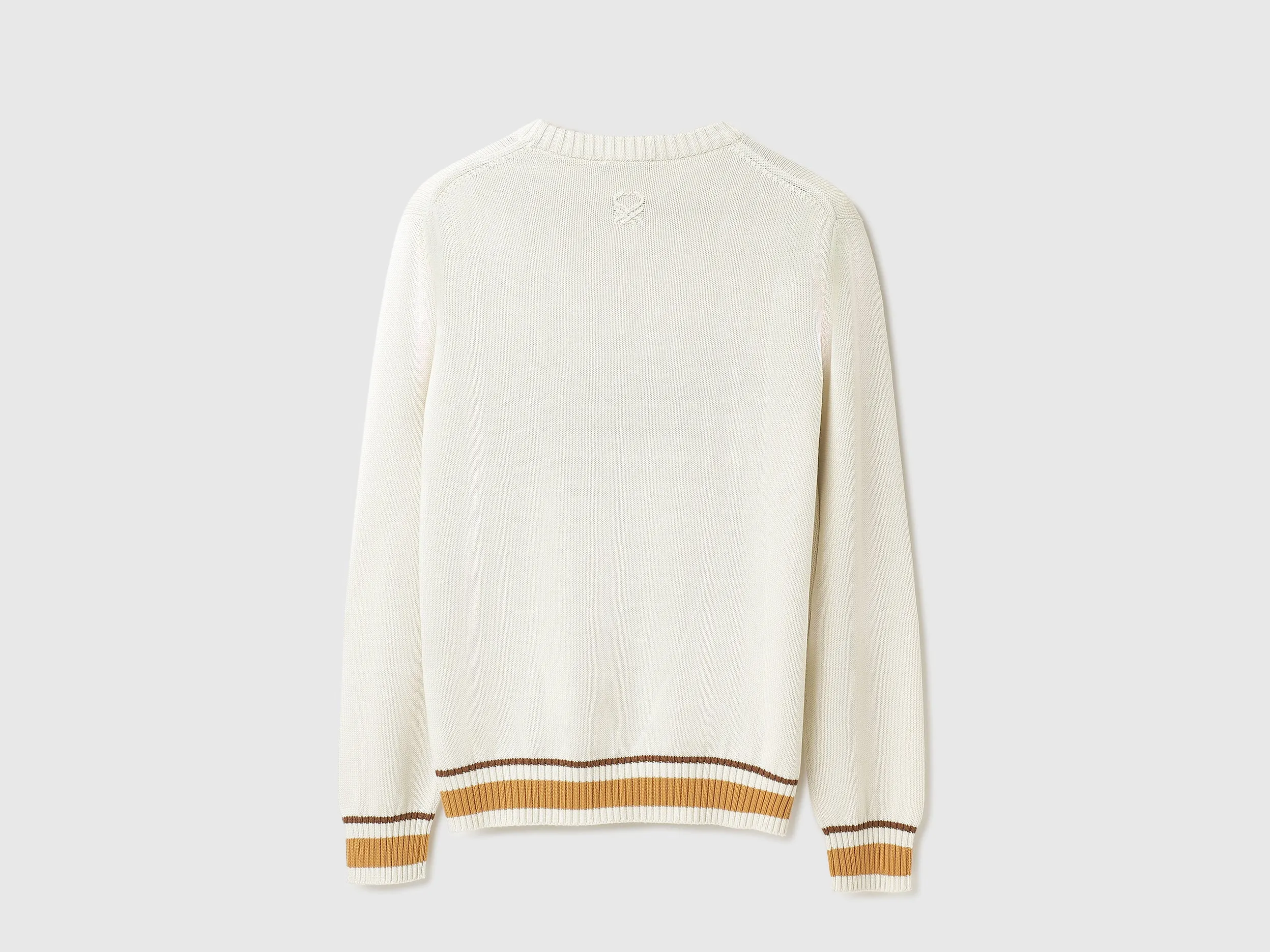 Relaxed Fit Round Neck Printed Sweater