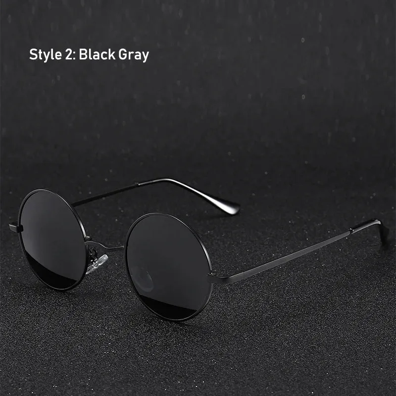 Retro Vintage Round Polarized Sunglasses for Men and Women