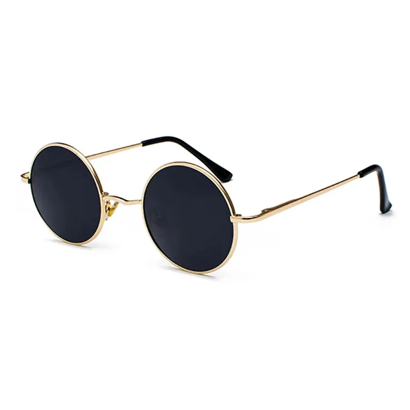 Retro Vintage Round Polarized Sunglasses for Men and Women
